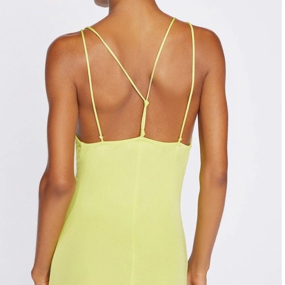 Frame Neon low V Strappy Slip Dress size XS - Picture 3 of 16